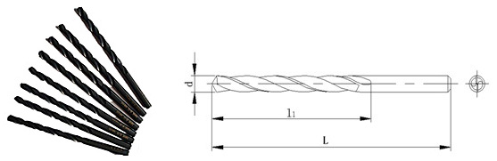 直柄麻花鉆(不銹鋼專用)